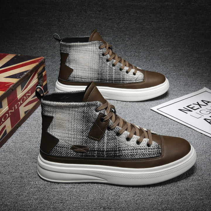 Plaid Fusion High-Tops