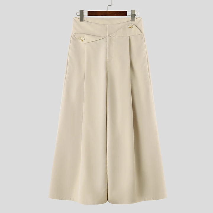 Modern Elegance High-Waist Trousers