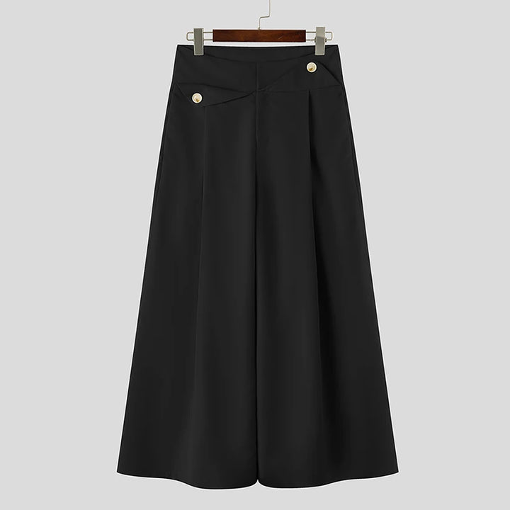 Modern Elegance High-Waist Trousers