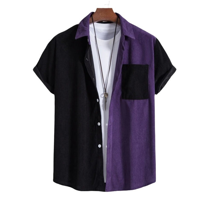 Emerio Corduroy Contrast Shirt