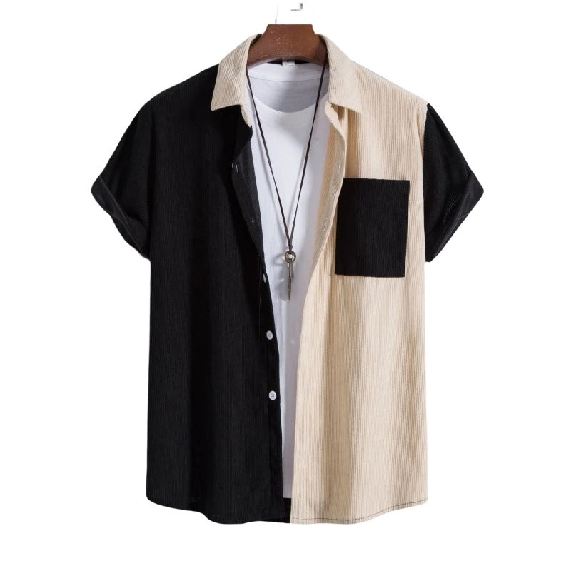 Emerio Corduroy Contrast Shirt