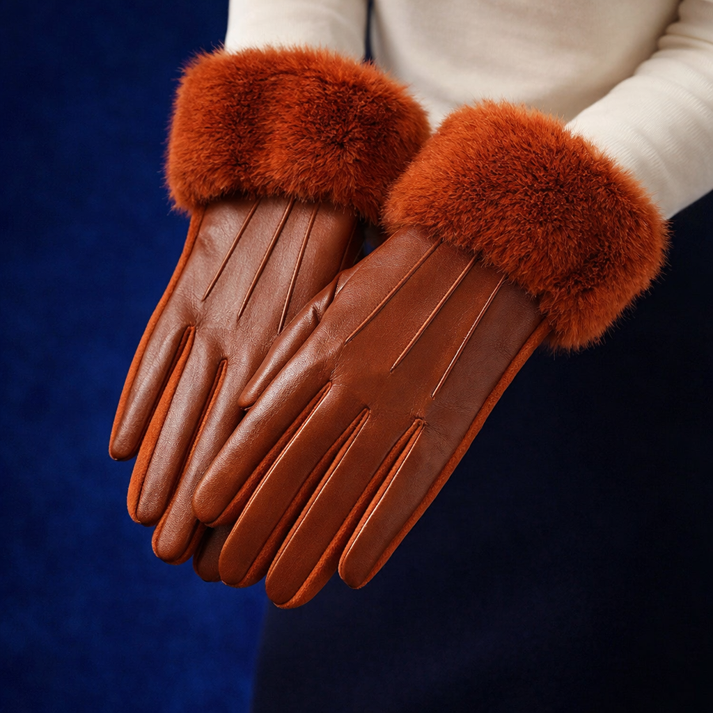 Vesper Fur-Trimmed Glove