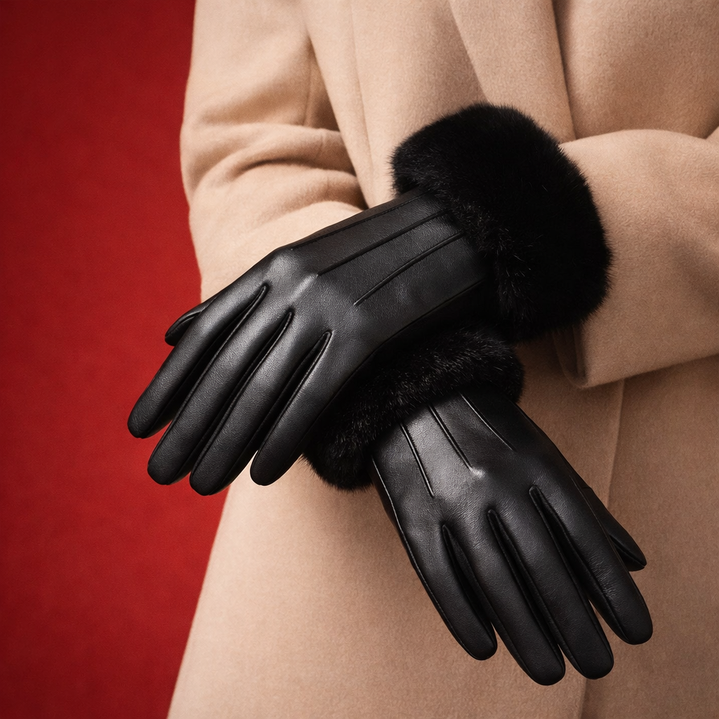 Vesper Fur-Trimmed Glove