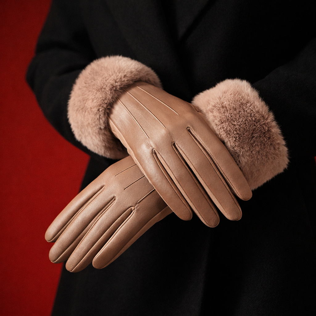 Vesper Fur-Trimmed Glove