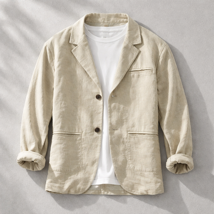 Santorini Linen Jacket