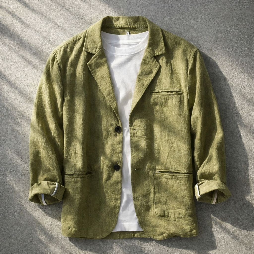 Santorini Linen Jacket