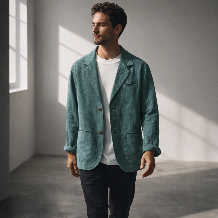 Santorini Linen Jacket