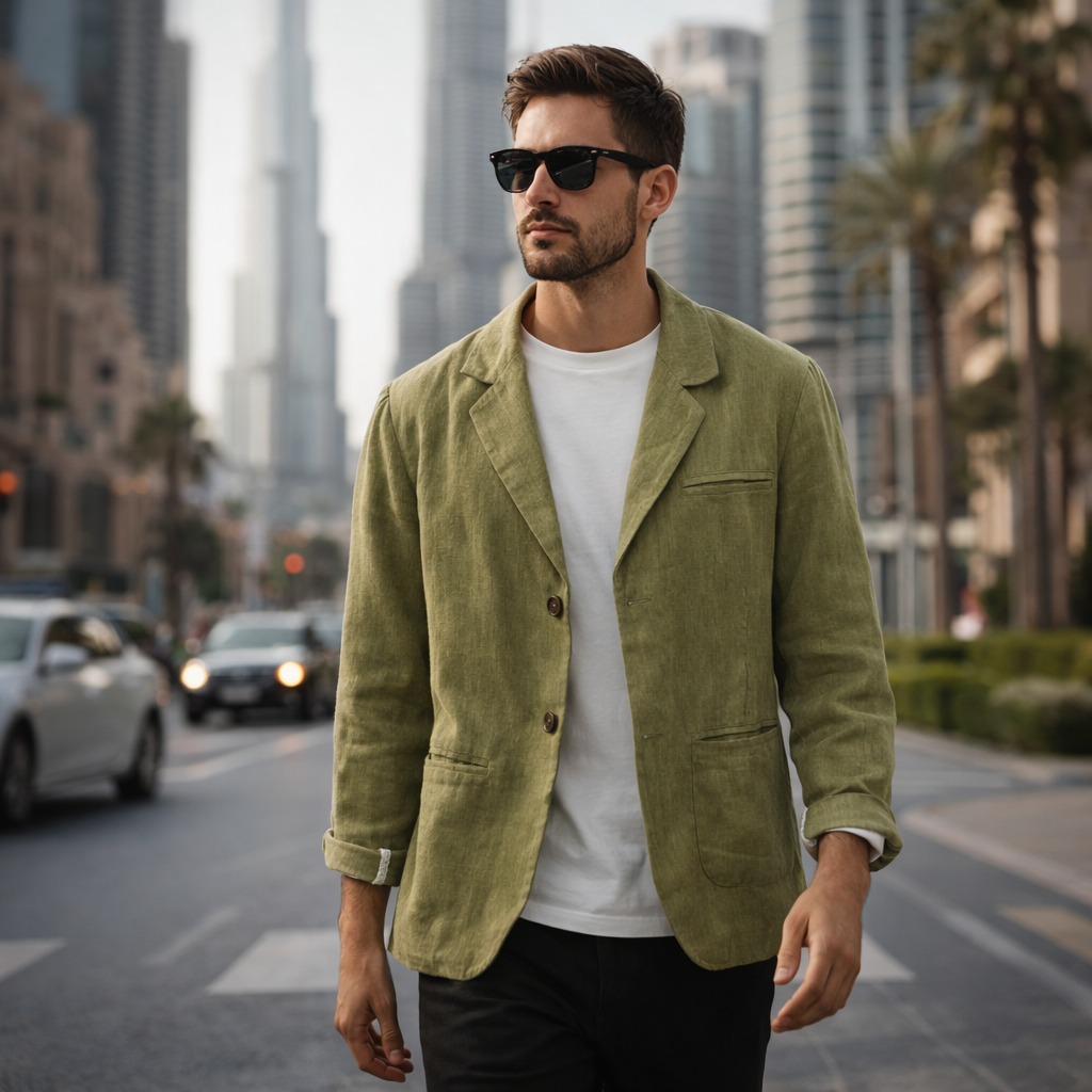 Santorini Linen Jacket