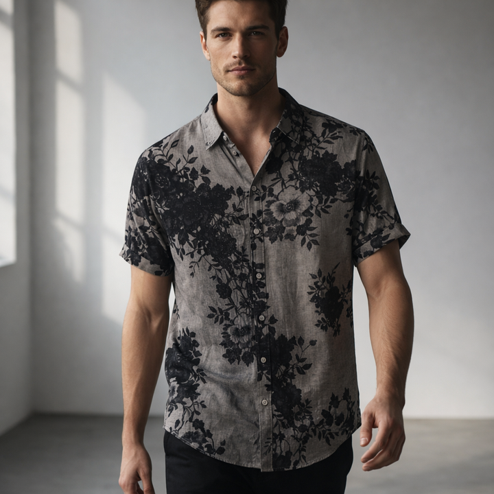 Ocean Breeze Floral Shirt