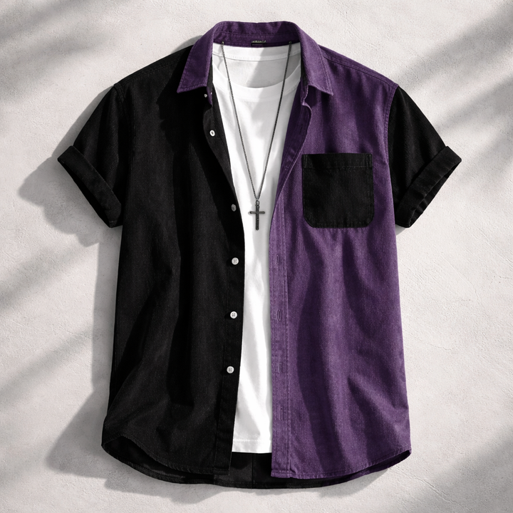 Emerio Corduroy Contrast Shirt