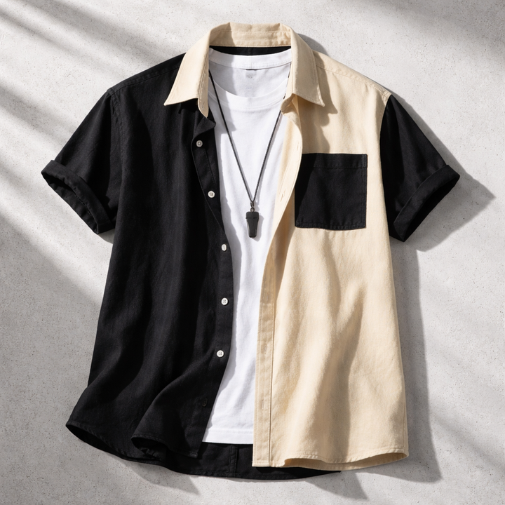 Emerio Corduroy Contrast Shirt