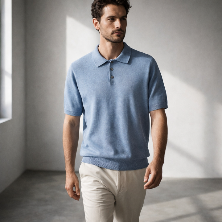Heritage Cashmere Polo Shirt