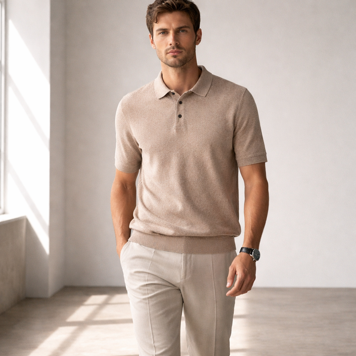 Heritage Cashmere Polo Shirt