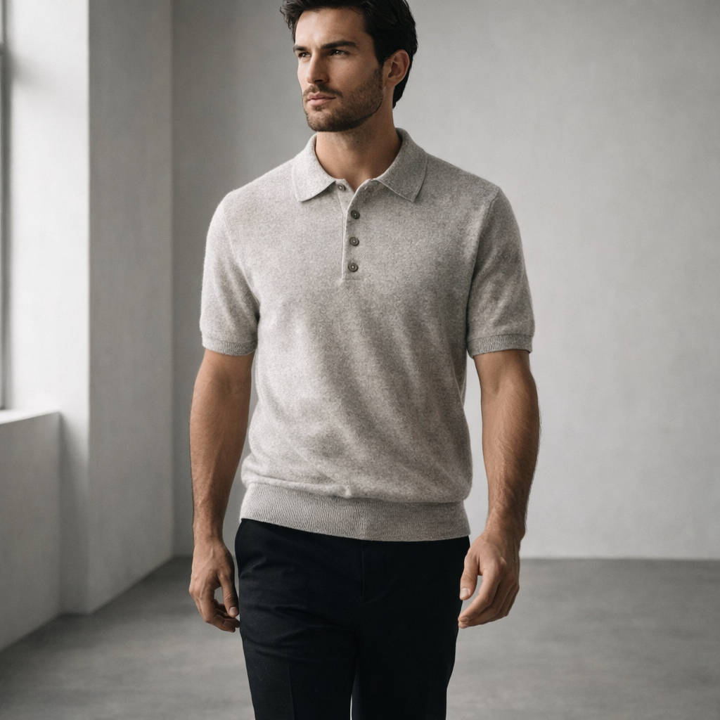 Heritage Cashmere Polo Shirt