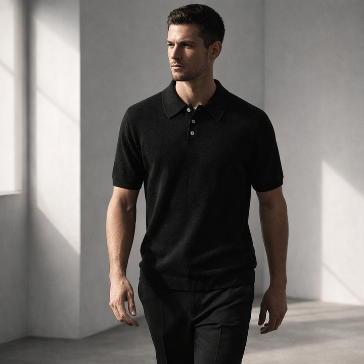 Heritage Cashmere Polo Shirt
