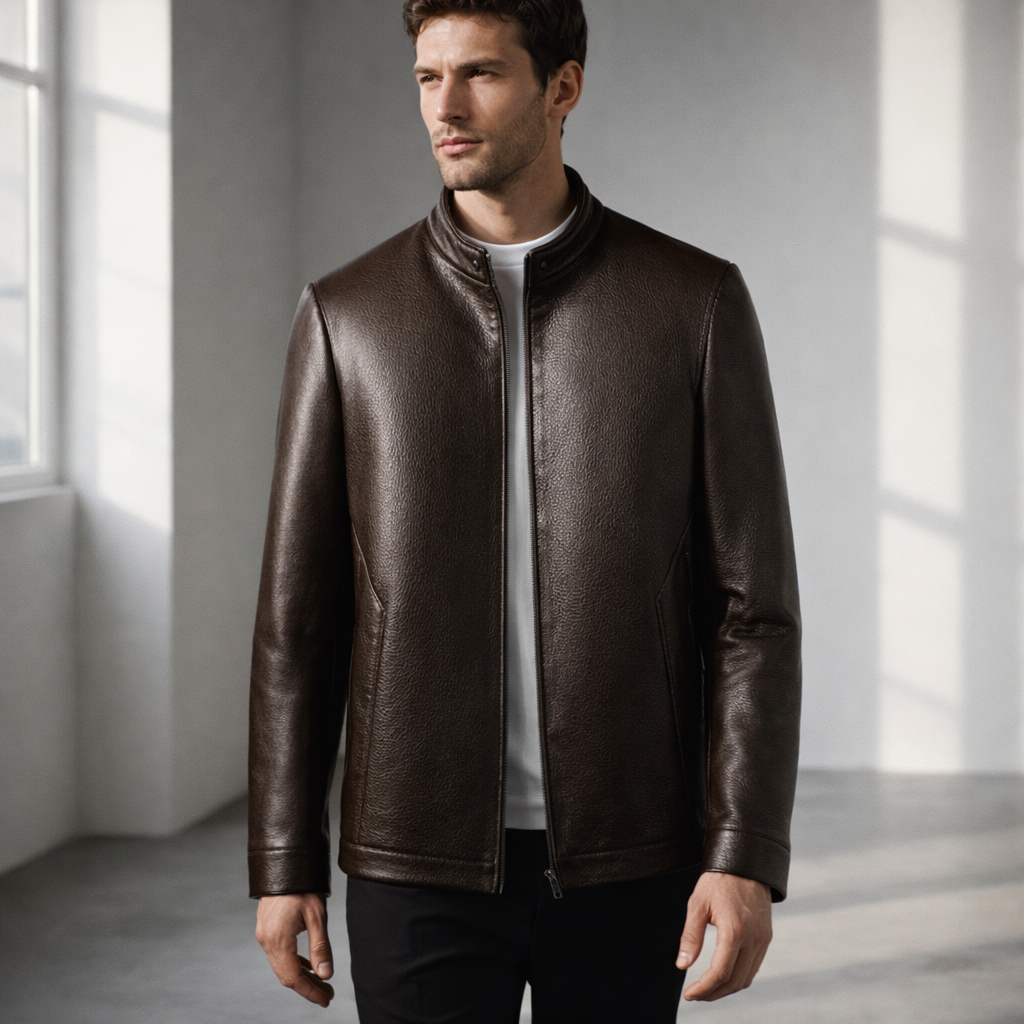 Noir Axis Sheepskin Jacket