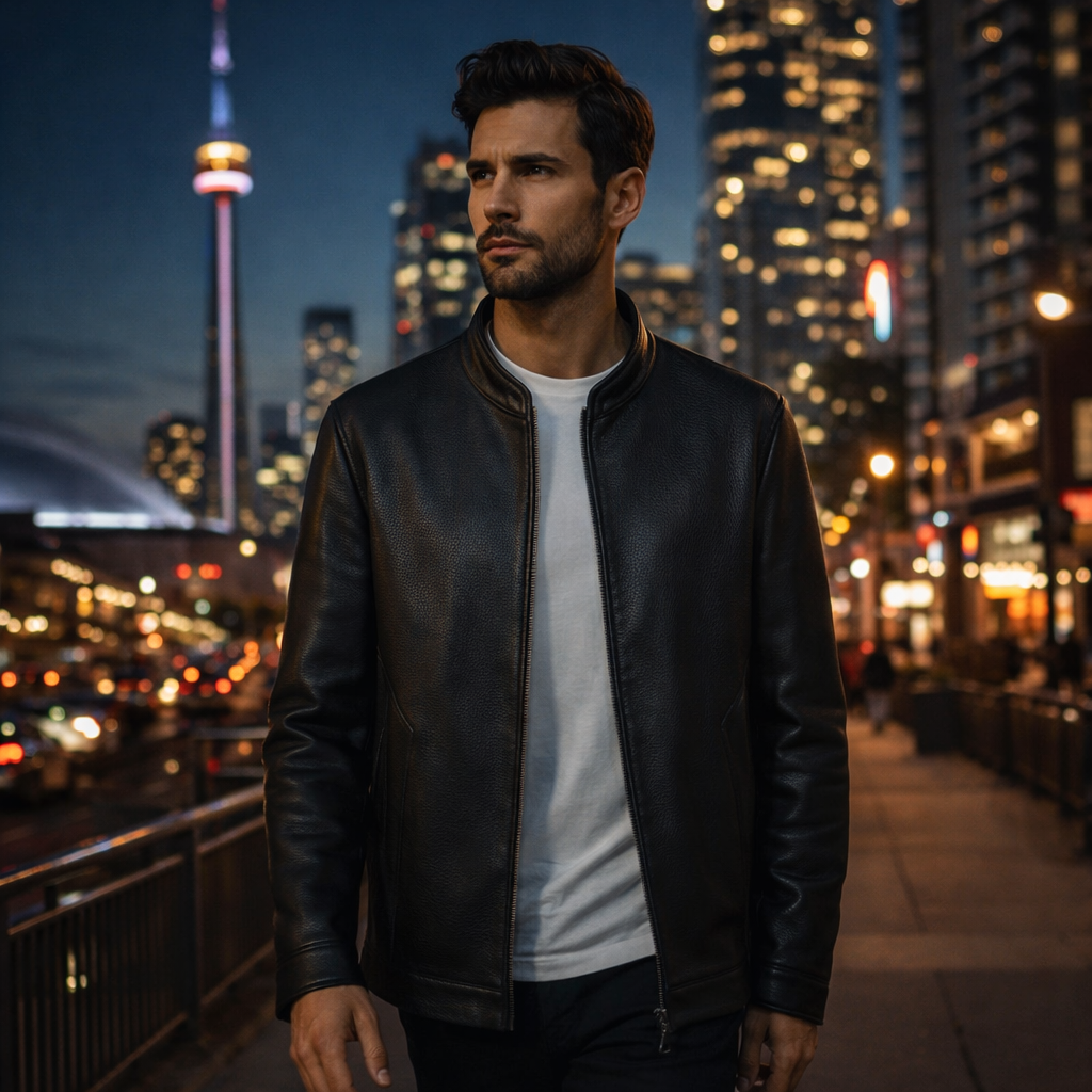 Noir Axis Sheepskin Jacket