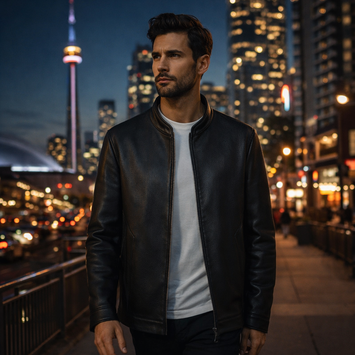 Noir Axis Sheepskin Jacket