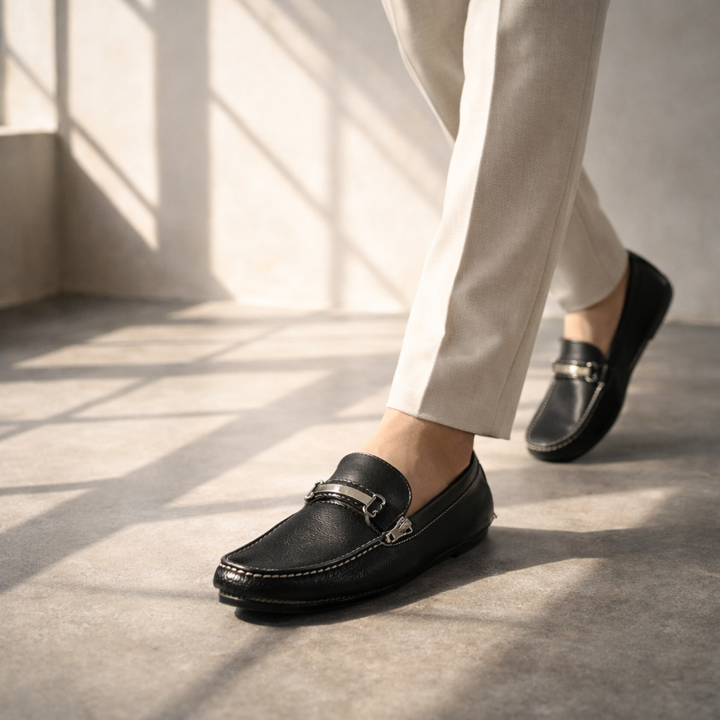 Milano Leather Bit Loafers