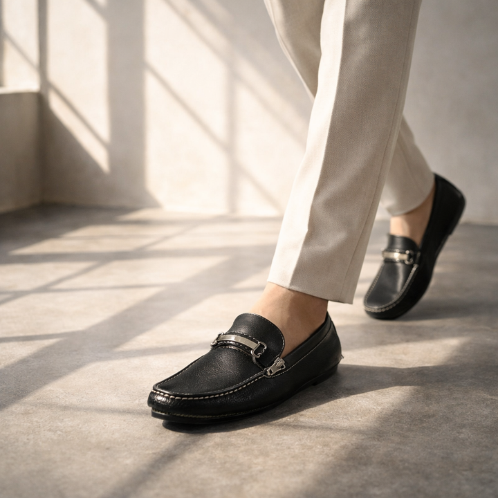 Milano Leather Bit Loafers