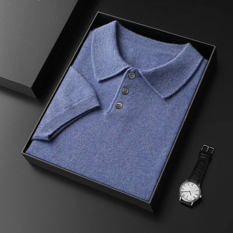 Heritage Cashmere Polo Shirt