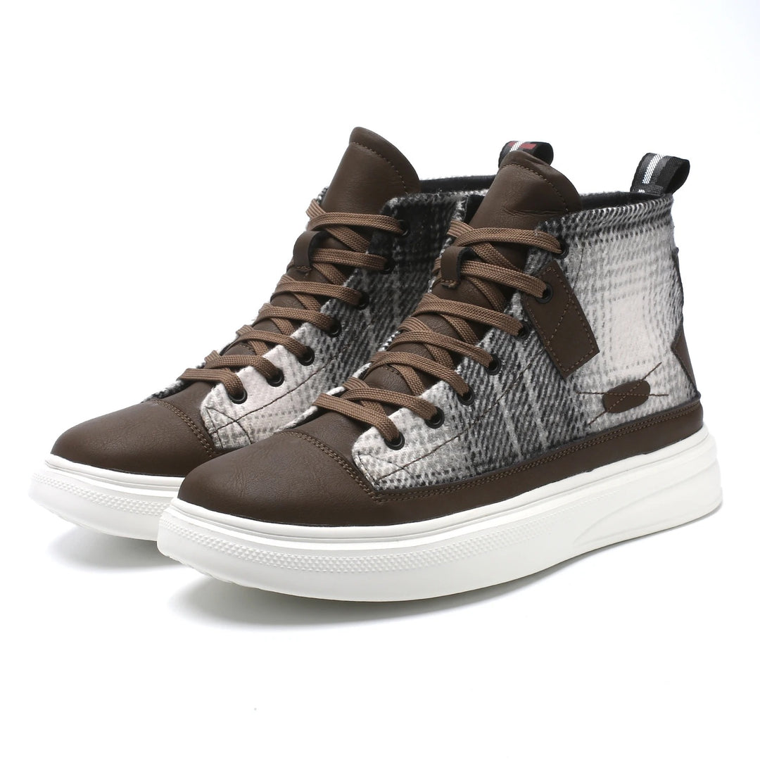 Plaid Fusion High-Tops