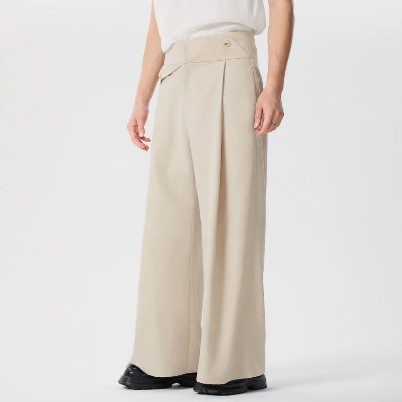 Modern Elegance High-Waist Trousers