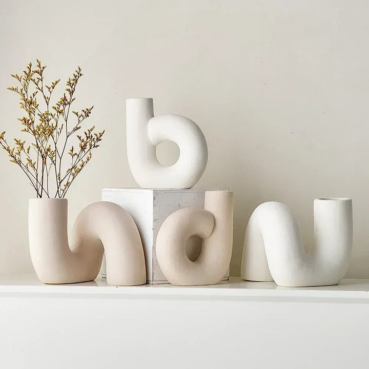 Sculptural Ceramic Vases