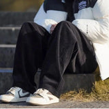 Corduroy Drawstring Pants-Wilo Wale