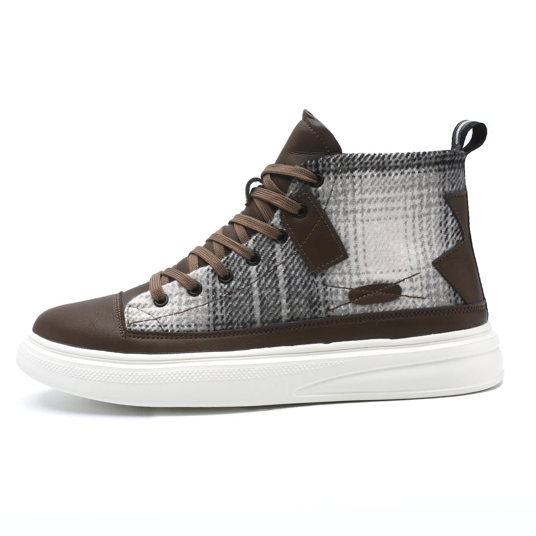 Plaid Fusion High-Tops