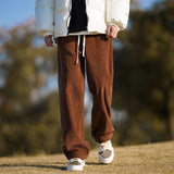 Corduroy Drawstring Pants-Wilo Wale