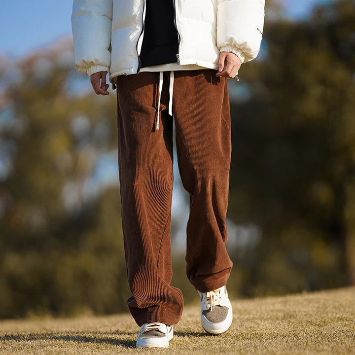 Corduroy Drawstring Pants