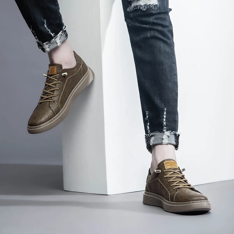 UrbanStride Genuine Leather Sneakers