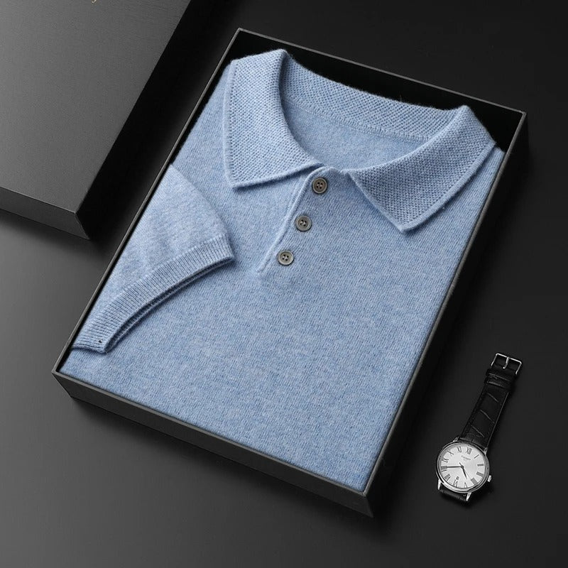 Heritage Cashmere Polo Shirt