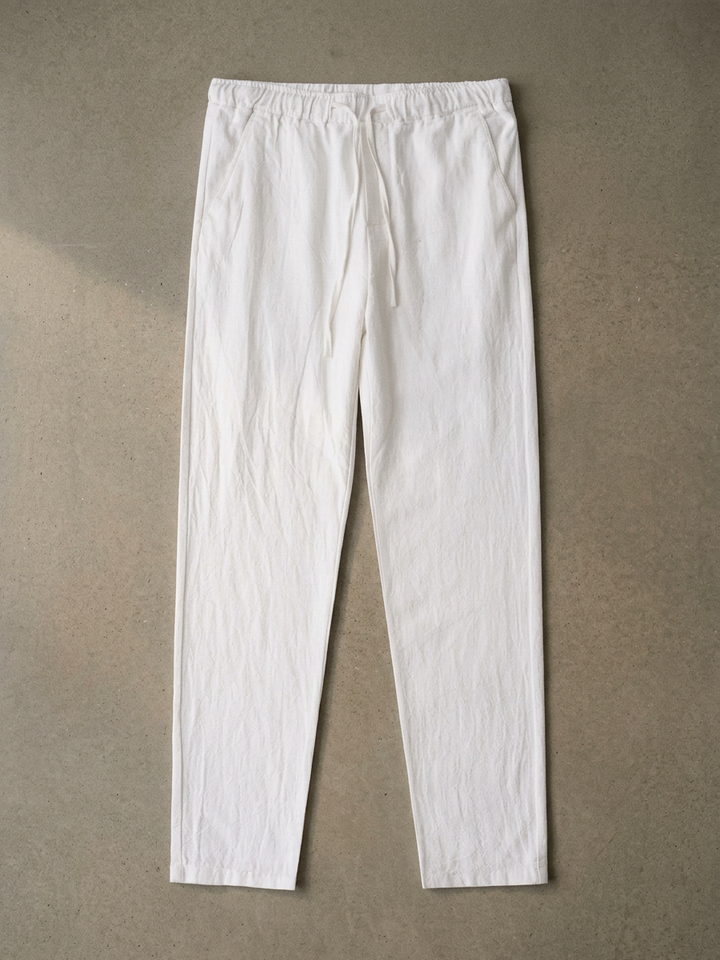 Marlow Relaxed Linen-Blend Trousers