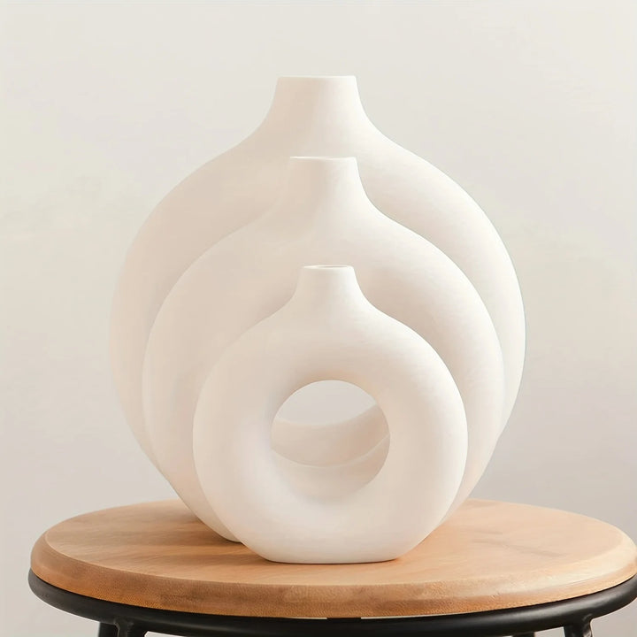 Ring Ceramic Vases