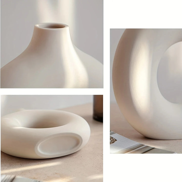 Ring Ceramic Vases