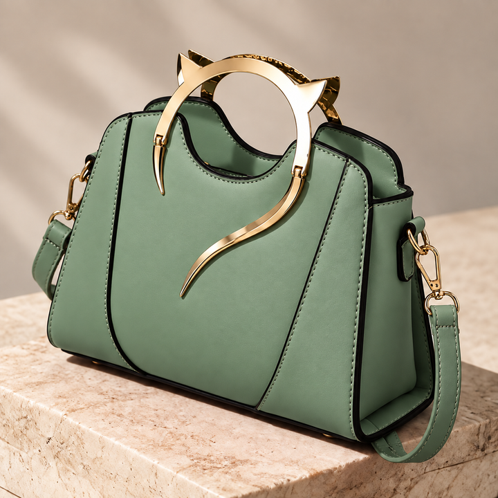 Felina Sculpted Handle Handbag