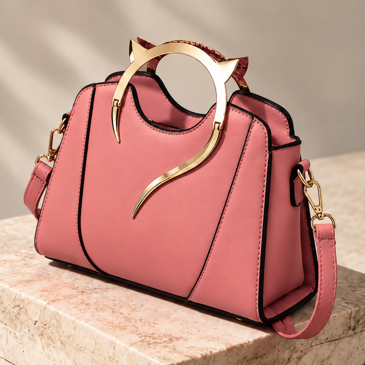 Felina Sculpted Handle Handbag