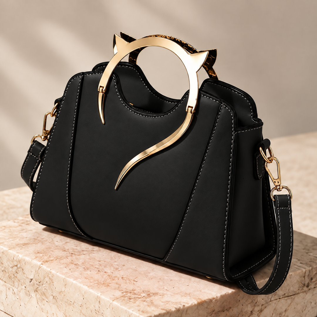 Felina Sculpted Handle Handbag