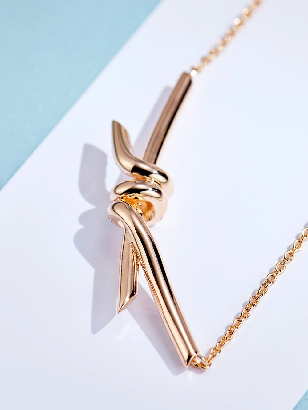 Diamond Knot Necklace