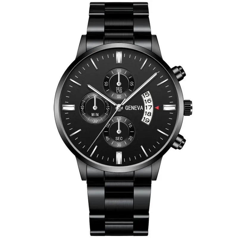 Aurelius Steel Calendar Watch