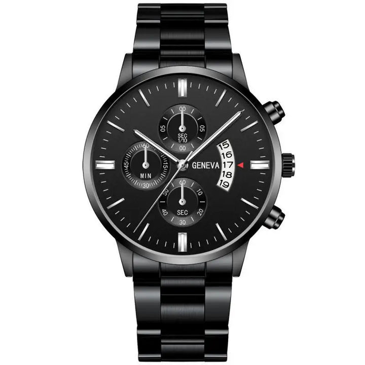 Aurelius Steel Calendar Watch
