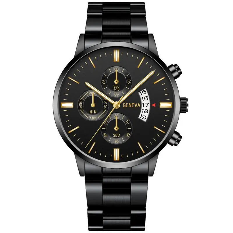 Aurelius Steel Calendar Watch