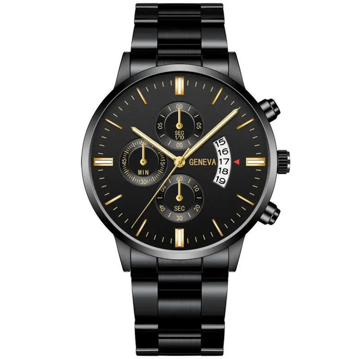 Aurelius Steel Calendar Watch