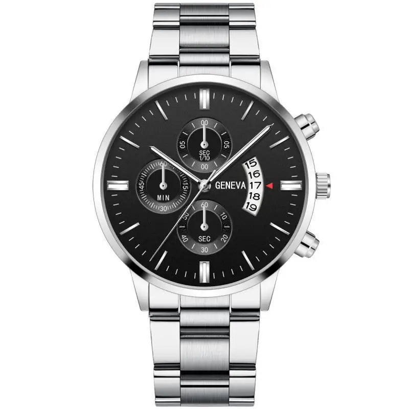 Aurelius Steel Calendar Watch