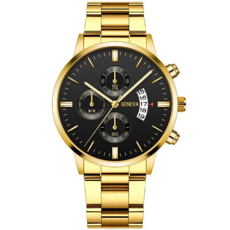 Aurelius Steel Calendar Watch