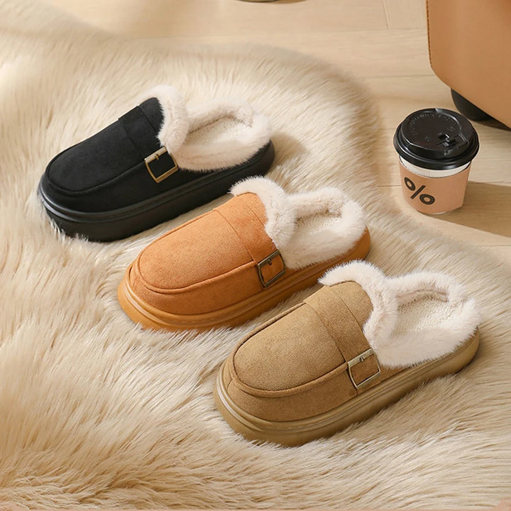 CozyBuckle Mules