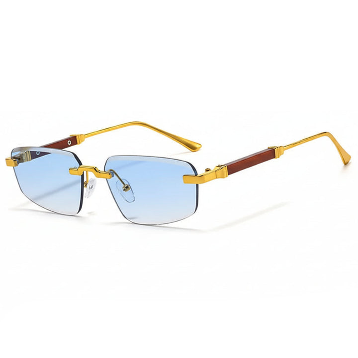 Solano Rimless Wood Shades