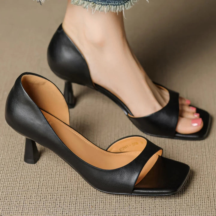 Vivienne Genuine Leather Heels
